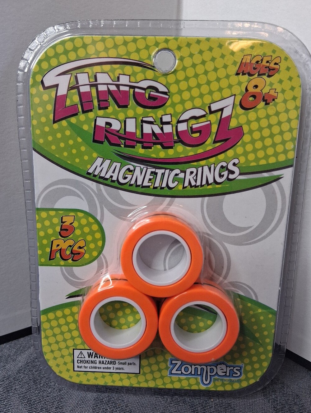 Magnetic Rings - Orange Or Yellow (3 Pack)